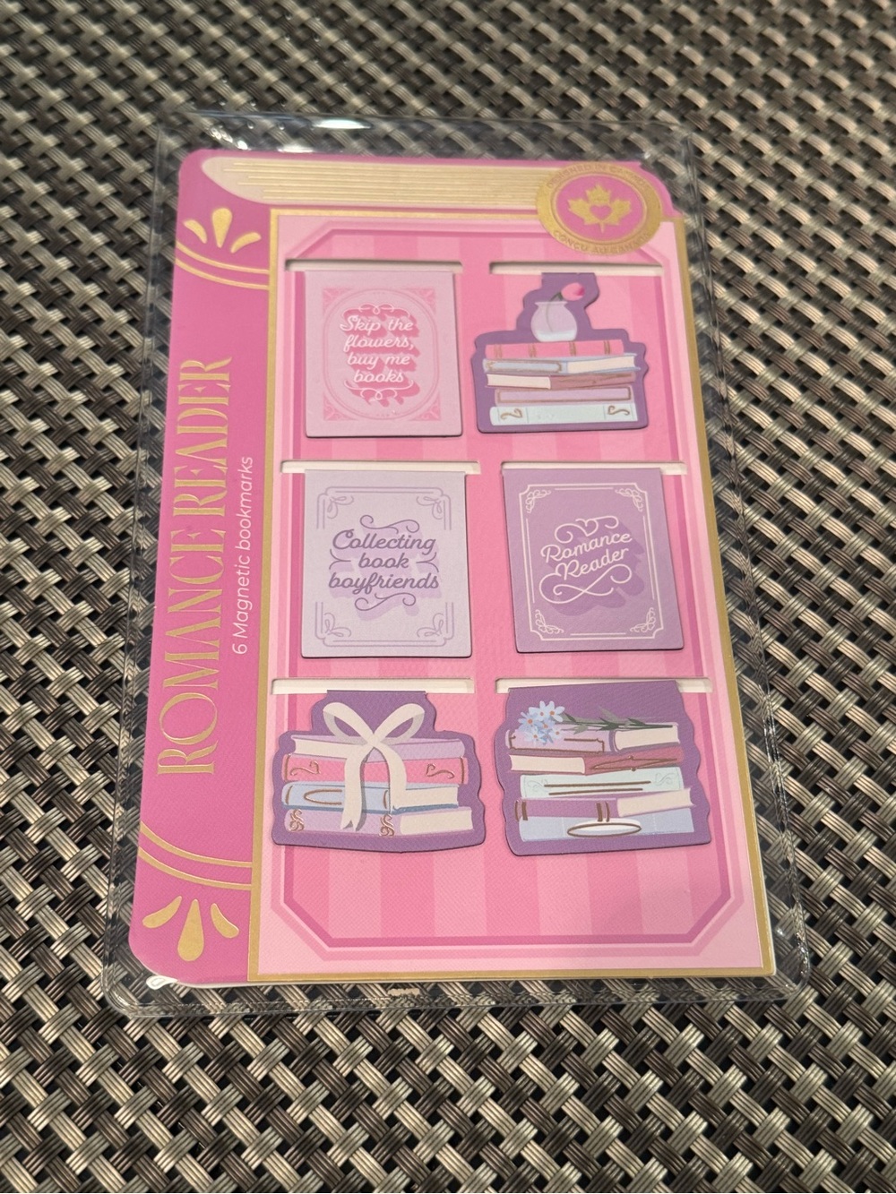 Hobbry Romance Reader Magnetic Bookmarks Set of 6